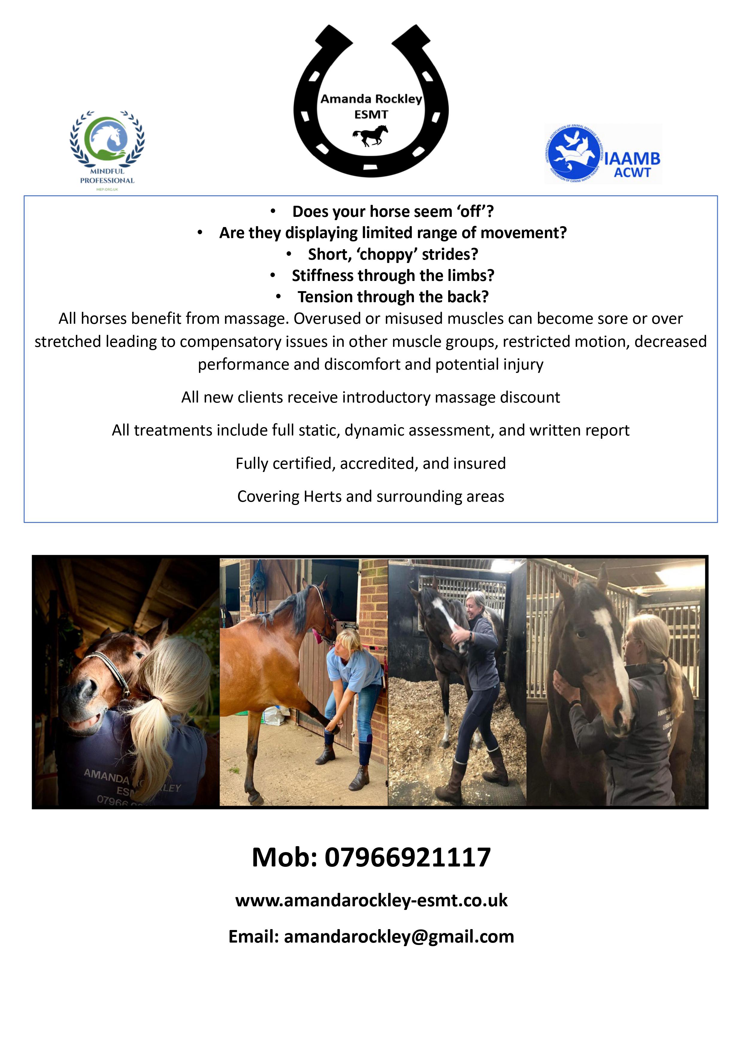 Amanda Rockley Full Advert