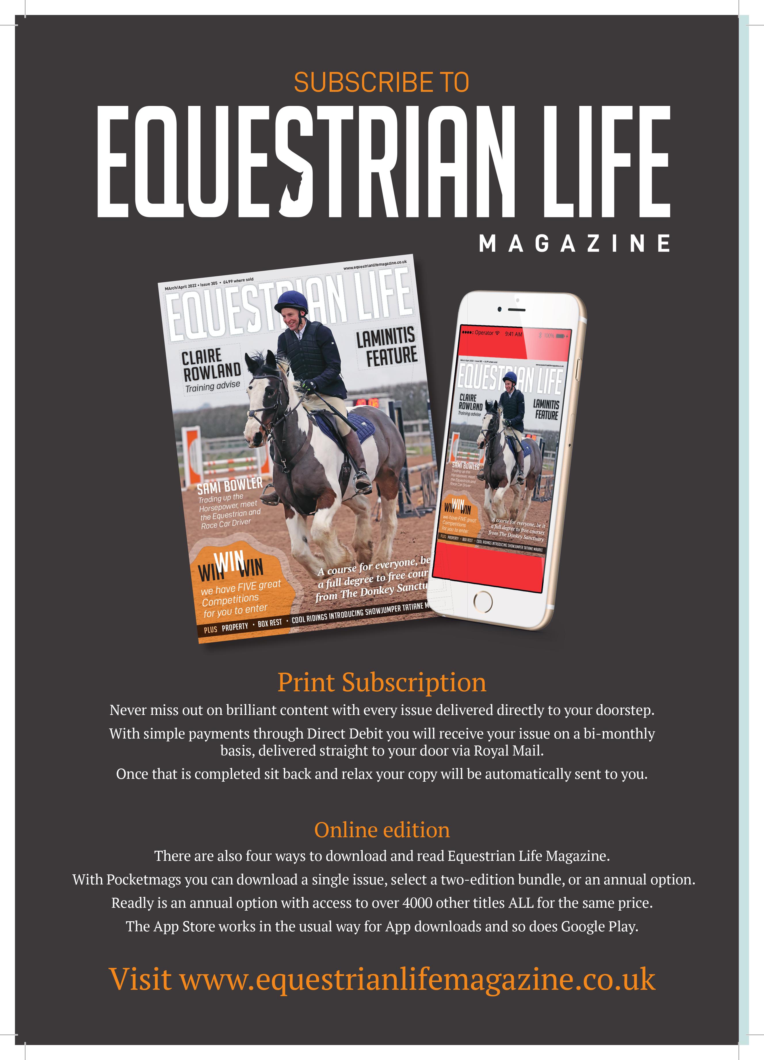 Equestrian Life Advert